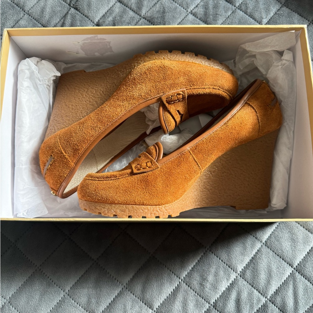 Michael Kors Suede Wedges